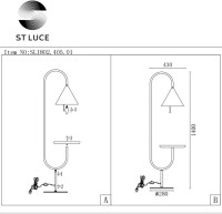 Торшер Amiro SL1802.405.01 ST Luce