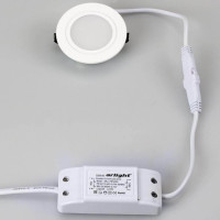 Мебельный светодиодный светильник Arlight LTM-R60WH-Frost 3W White 110deg 020760 Мебельный светодиодный светильник Arlight LTM-R60WH-Frost 3W White 110deg 020760