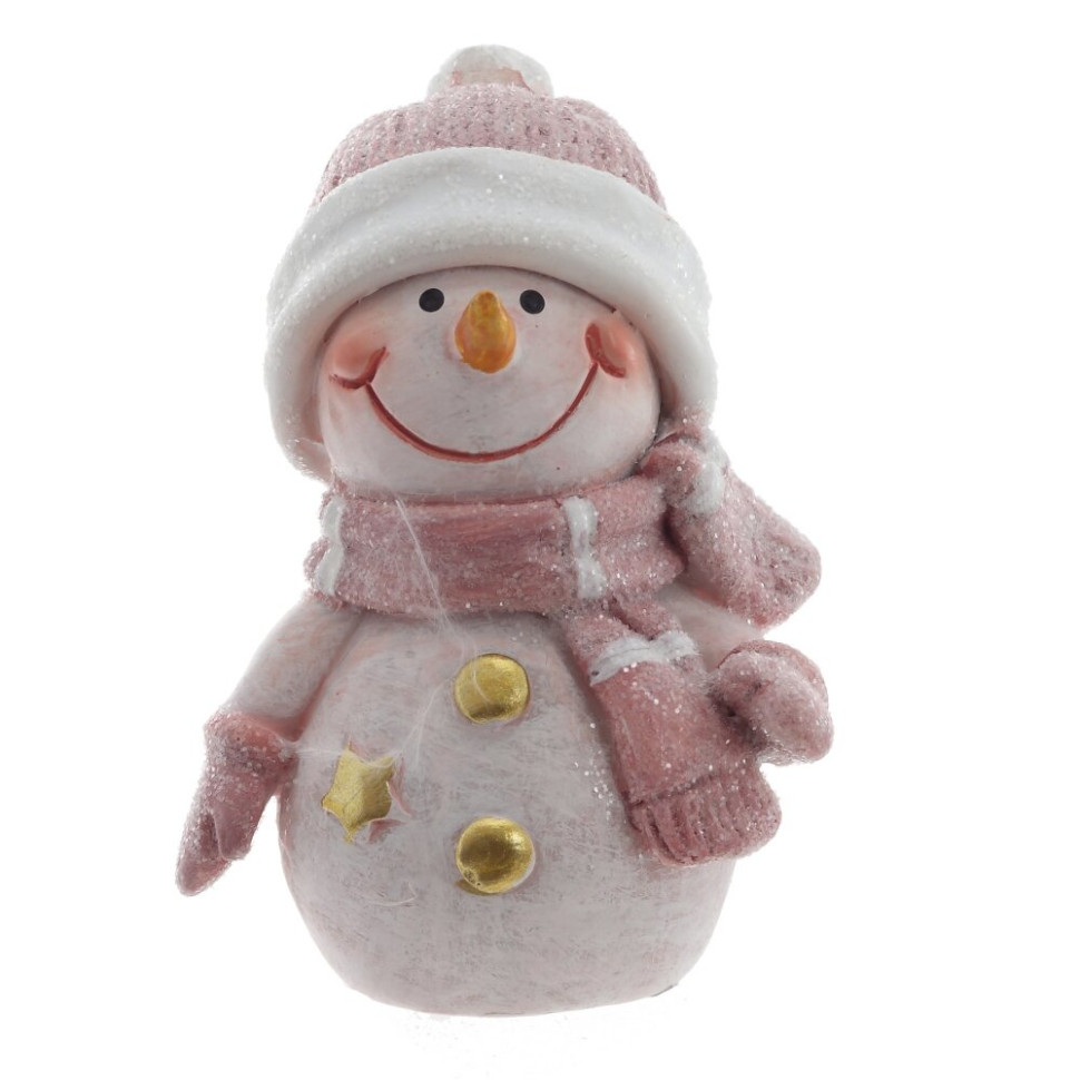 Фигурка декоративная "Снеговик", L4 W4 H5,5 см, 2в.