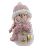 Фигурка декоративная "Снеговик", L4 W4 H5,5 см, 2в.