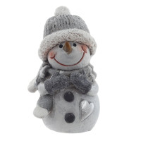 Фигурка декоративная "Снеговик", L4 W4 H5,5 см, 2в.