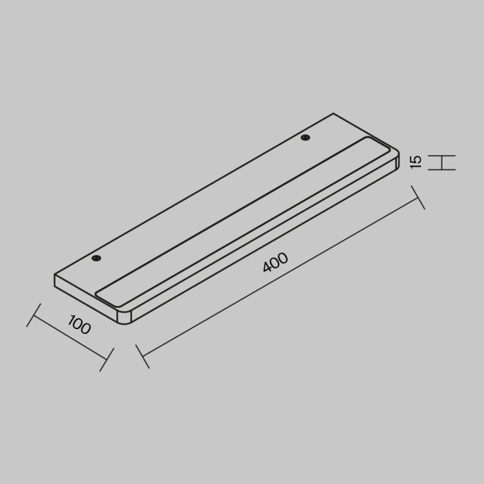 Настенный светильник Shine C033WL-L12B3K Maytoni