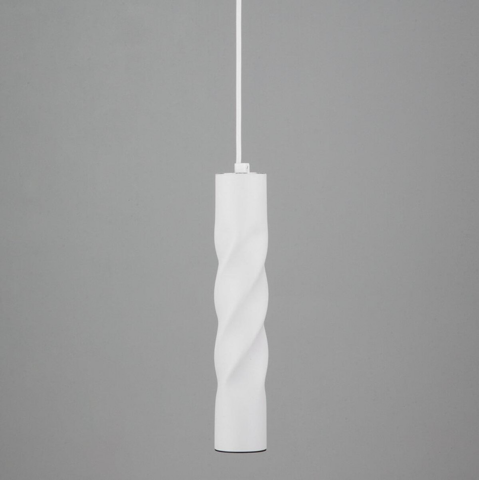 Подвесной светодиодный светильник Eurosvet Scroll 50136/1 LED белый