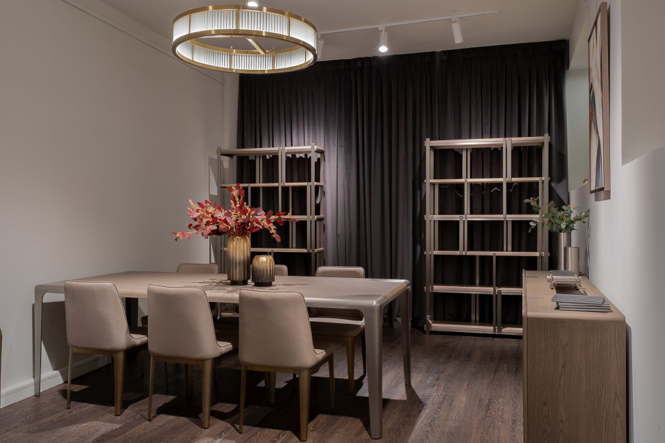 Стеллаж с полками из МДФ