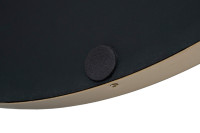 Зеркало двойное на подвесе в золотой металлической раме Зеркало двойное на подвесе в золотой металлической раме