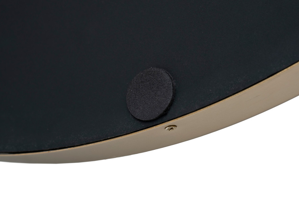 Зеркало двойное на подвесе в золотой металлической раме