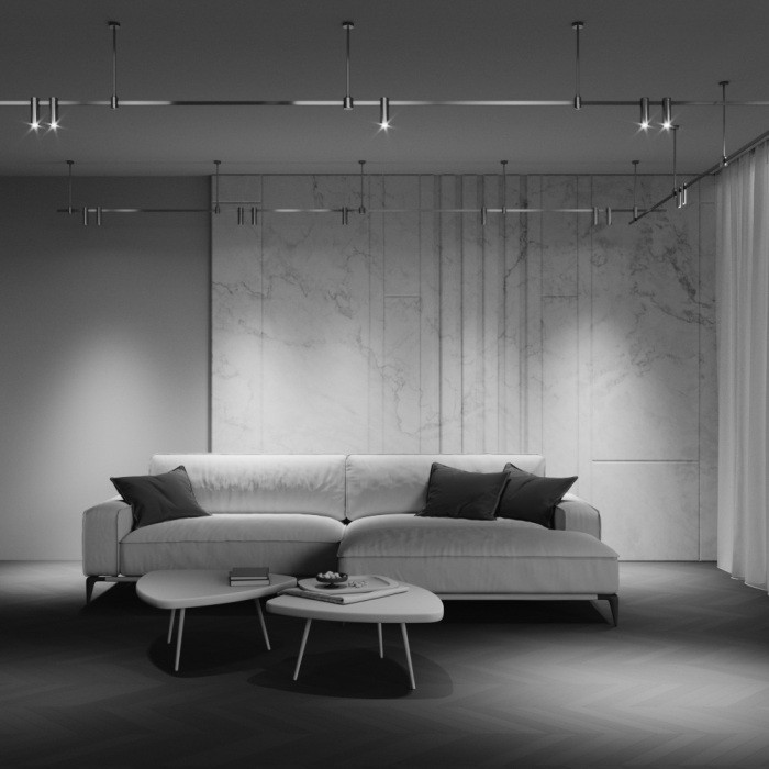 Трековый светильник Focus Led TR143-1-5W3K-W-PT Maytoni