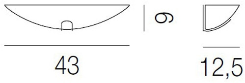 Настенный светильник Viki AP VIKI TO CR Vistosi