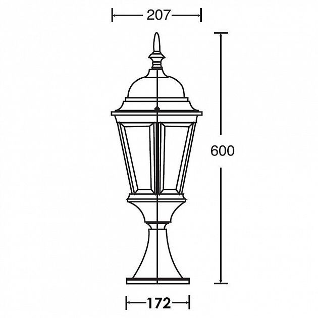Наземный фонарь  91404L Gb Oasis Light