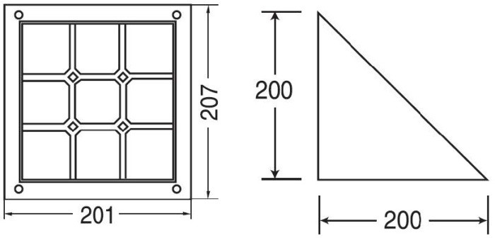 Настенный светильник уличный SIDNEY 91441 Bl Oasis Light