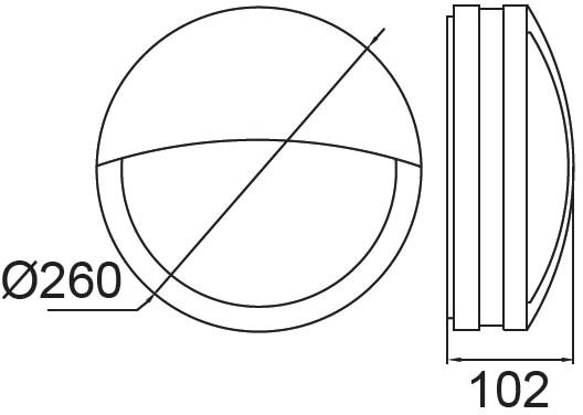 Настенный светильник уличный SIDNEY 3363 Gr Oasis Light