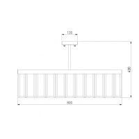 Потолочная люстра Bogates Eclipse 357/8 Smart