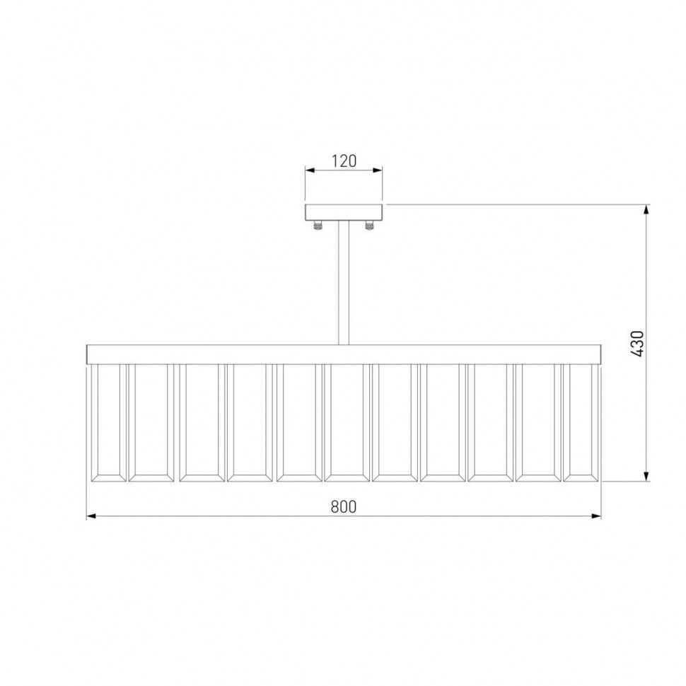 Потолочная люстра Bogates Eclipse 357/8 Smart