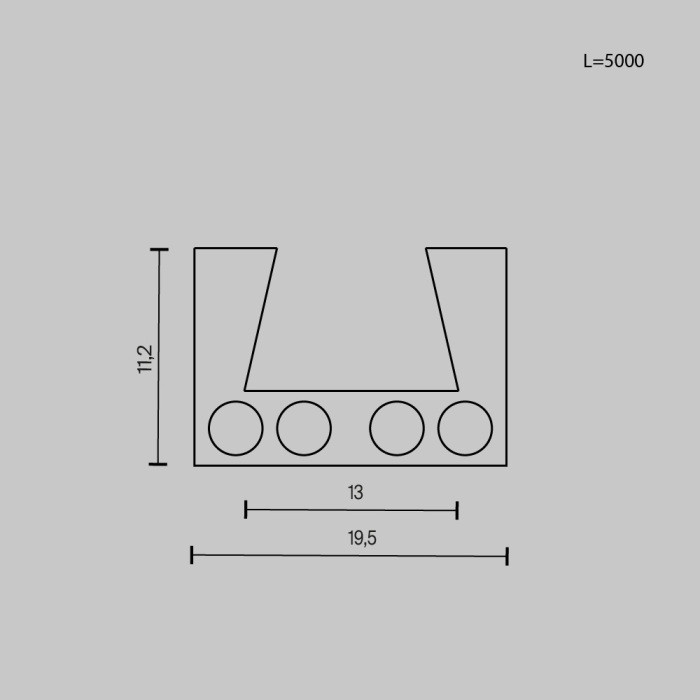 Шинопровод Busbar trunkings Elasity TRX160-115B Maytoni