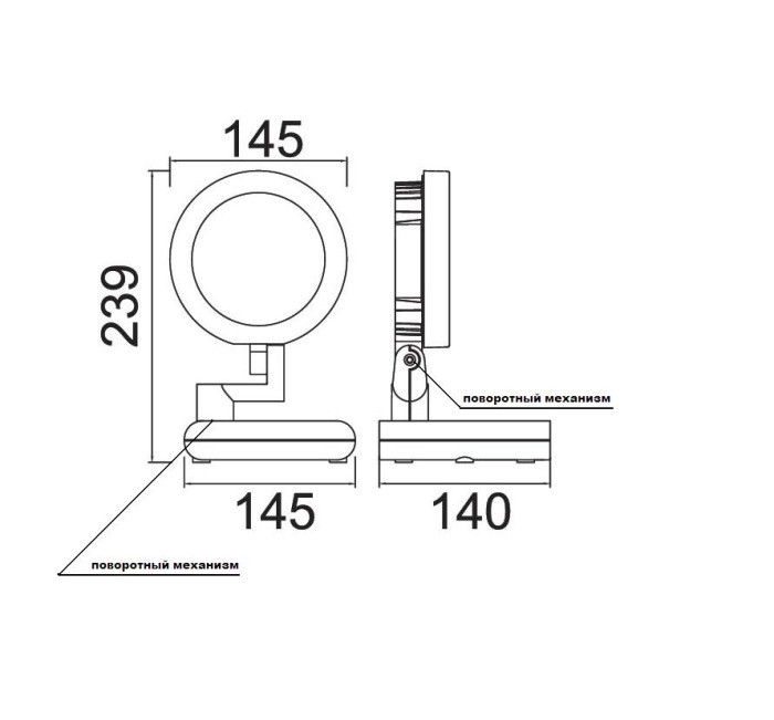Прожектор уличный  W6102S S Oasis Light