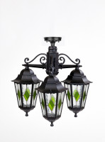 Потолочный светильник уличный PETERSBURG lead GLASS 79870lgA/3 Bl Oasis Light