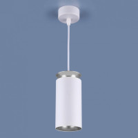 Подвесной светодиодный светильник Elektrostandard DLS021 9+4W 4200К белый матовый/серебро a045502