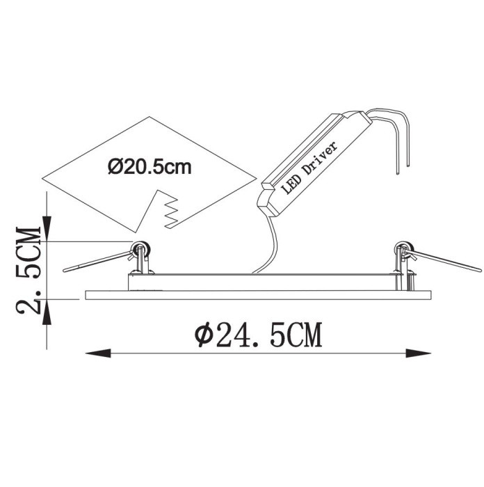 Точечный светильник Rigel A7624PL-2WH Arte Lamp