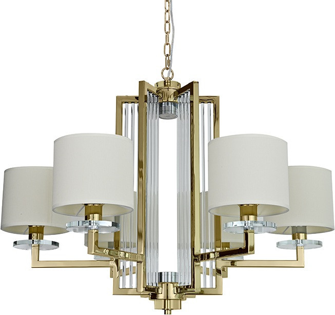 Подвесная люстра 35400 35406+1/C gold без абажуров Newport