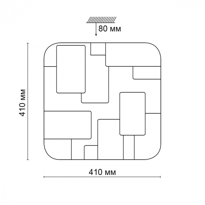 Настенно-потолочный светильник Nores 2085/DL Sonex