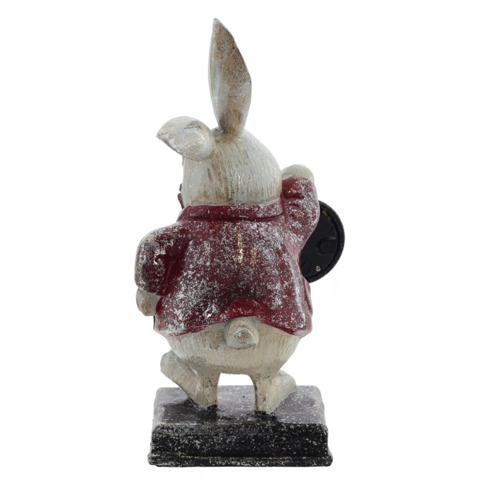 Фигурка декоративная "Кролик" с часами (1, L13 W13 H28 см