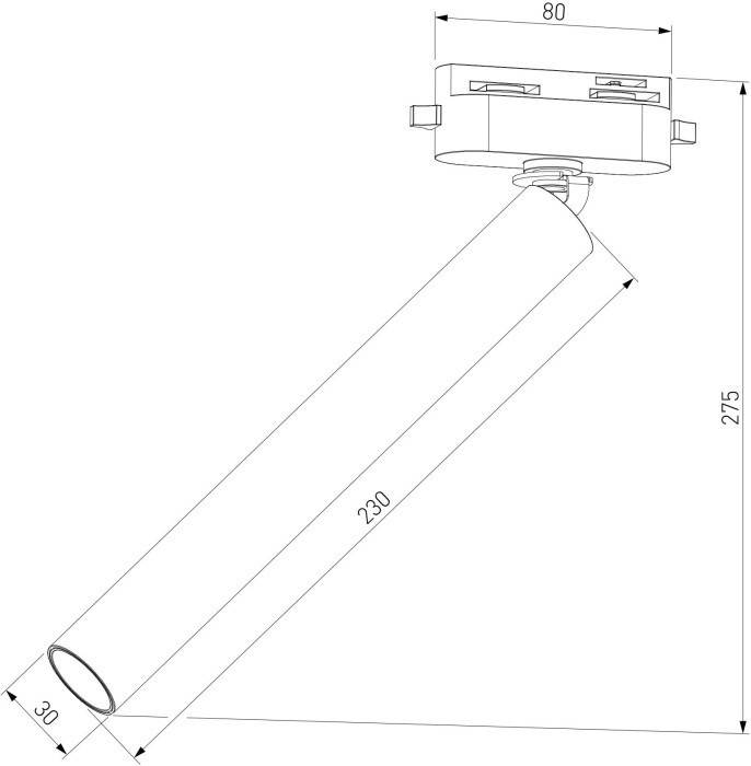 Трековый светильник Pika 85111/01 Elektrostandard
