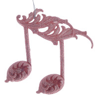 Украшение новогоднее "Ноты, L14 W1 H15 см, 3 в.