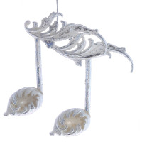 Украшение новогоднее "Ноты, L14 W1 H15 см, 3 в.