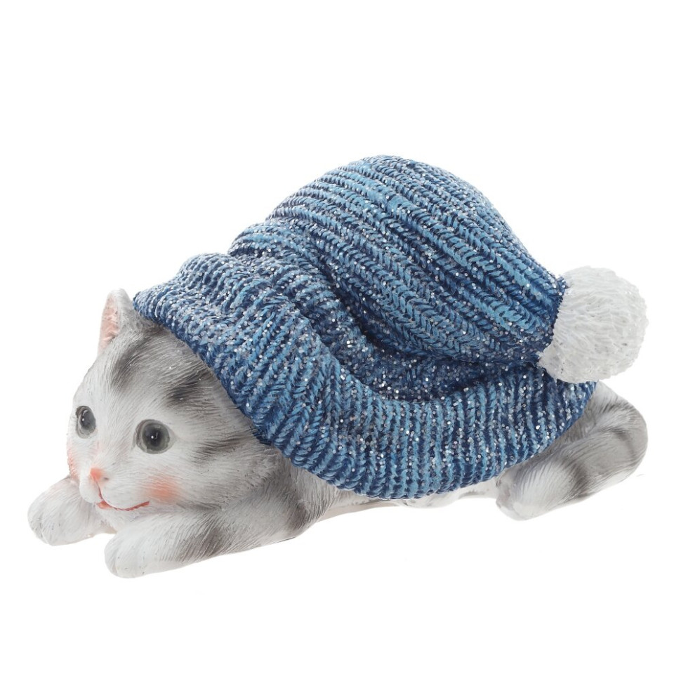 Фигурка декоративная "Котенок",  L13,5 W8 H7,5 см, 2в.