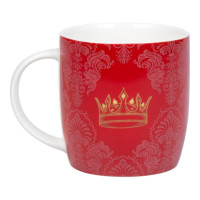 Кружка 400мл."Royal Family Queen of Hearts" красная Кружка 400мл."Royal Family Queen of Hearts" красная