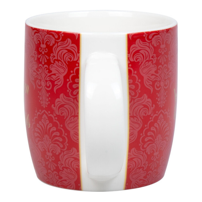 Кружка 400мл."Royal Family Queen of Hearts" красная