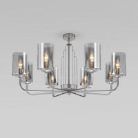 Потолочная люстра Eurosvet Defi 60138/8 сатин-никель