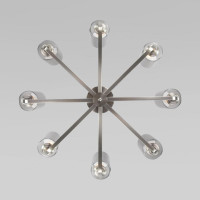 Потолочная люстра Eurosvet Defi 60138/8 сатин-никель