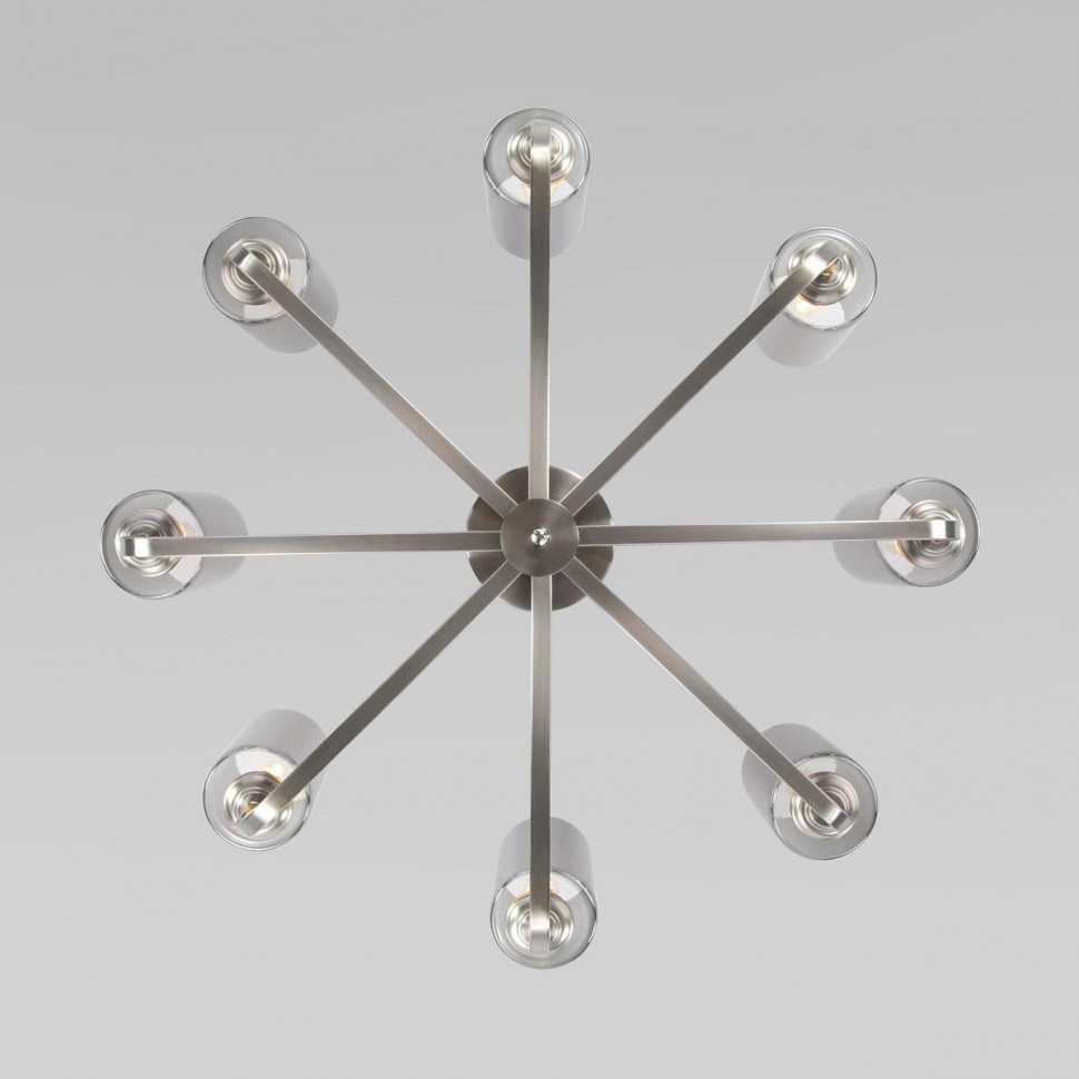 Потолочная люстра Eurosvet Defi 60138/8 сатин-никель