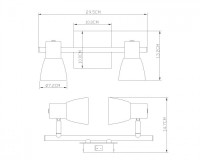 Спот Parry 54530-2 Globo