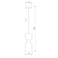 Подвесной светильник Eurosvet Tandem 50118/1 никель