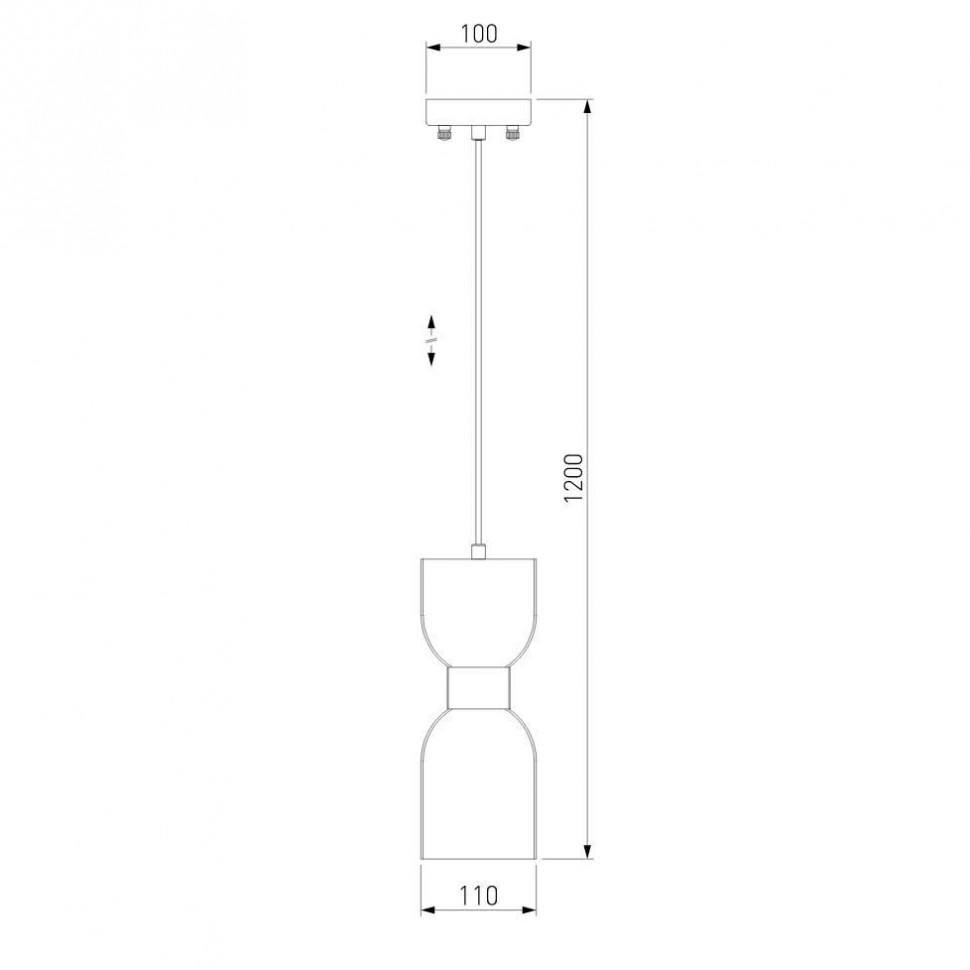 Подвесной светильник Eurosvet Tandem 50118/1 никель