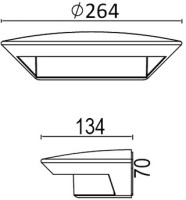 Архитектурная подсветка SIDNEY W1880S V Oasis Light