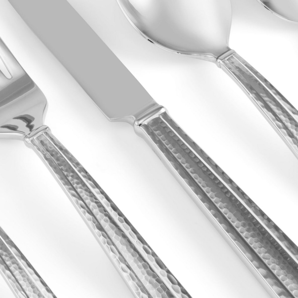 Набор столовых приборов Michael Aram "Hammertone", на 1 персону, 5 предметов