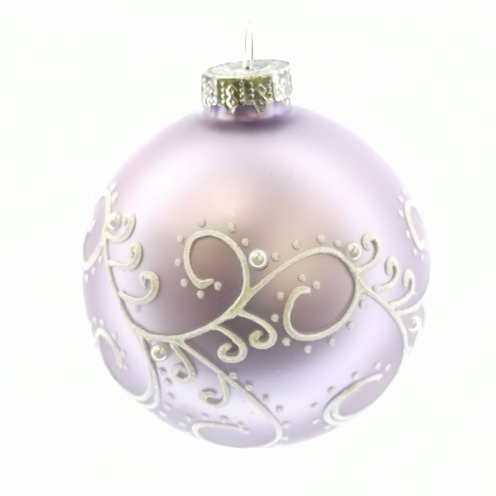 Украшение новогоднее "Шар", D 8 см, L8 W8 H8 см