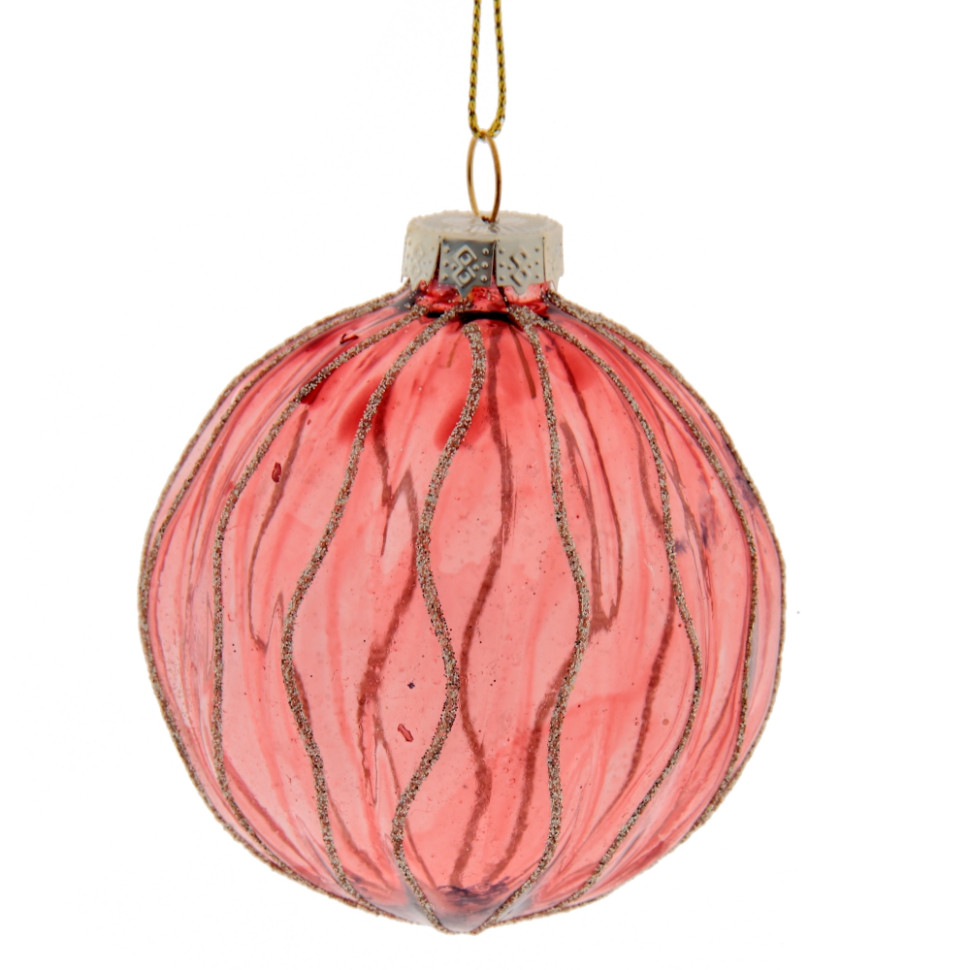 Украшение новогоднее "Шар", D 8 см, L8 W8 H8 см