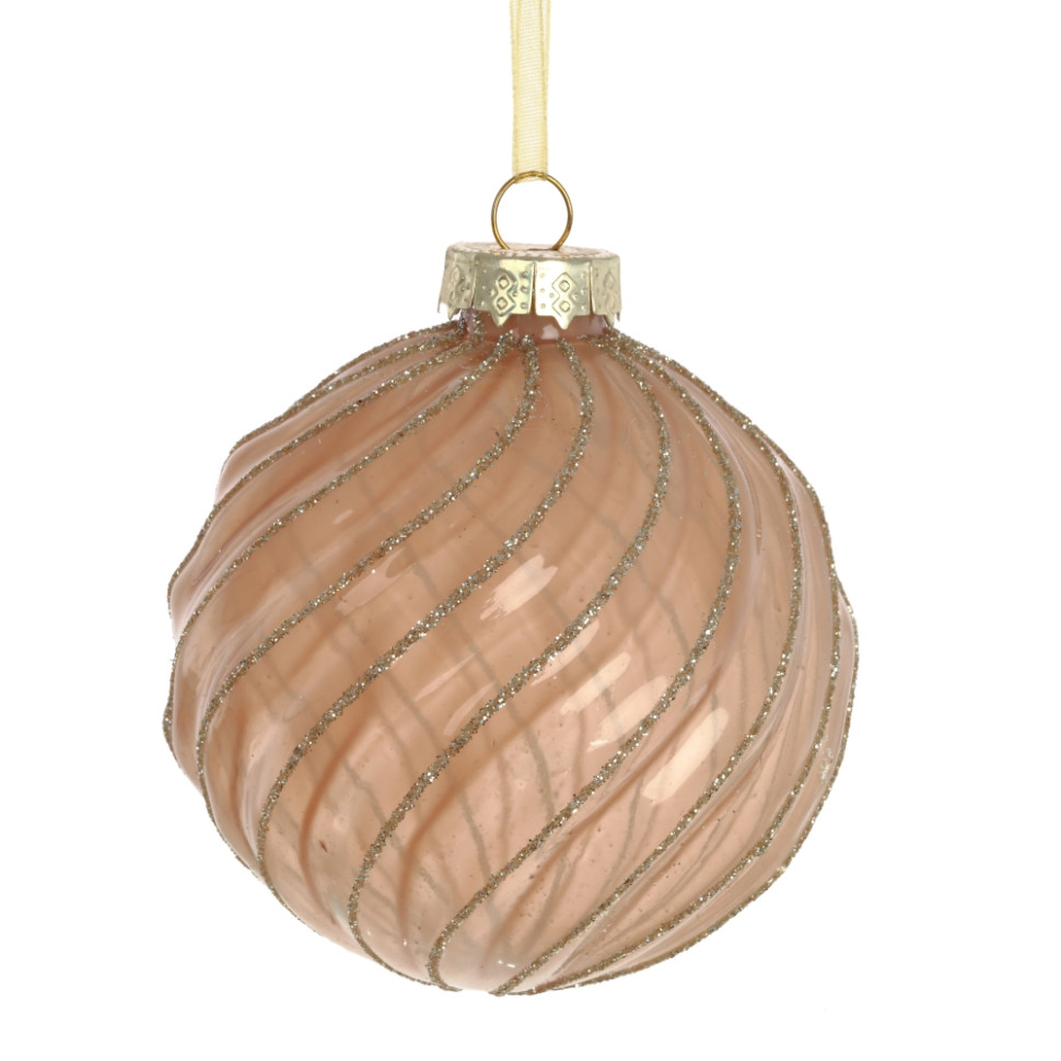 Украшение новогоднее "Шар", D 8 см, L8 W8 H8 см
