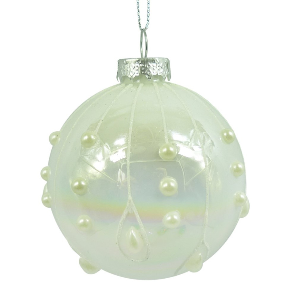 Украшение новогоднее "Шар", D 8 см, L8 W8 H8 см