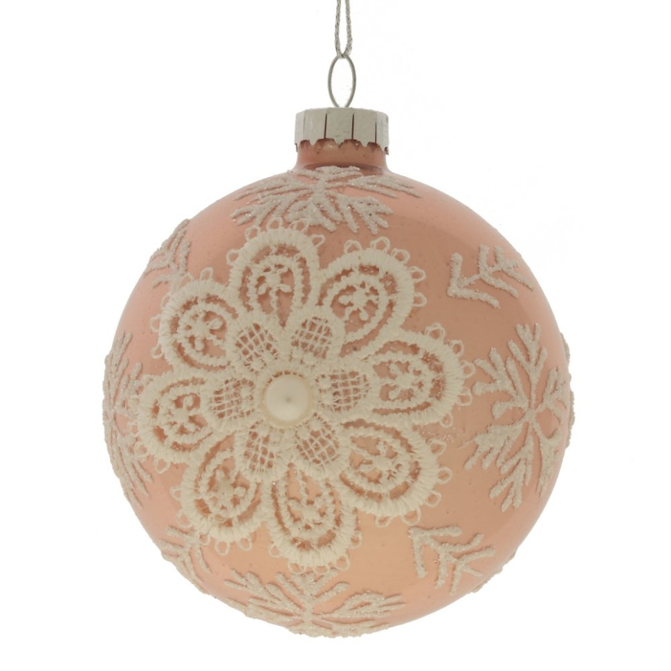 Украшение новогоднее "Шар", D 8 см, L8 W8 H8 см