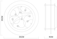 Потолочный светильник Tiana A4043PL-2CC Arte Lamp