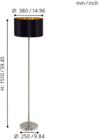 Торшер Maserlo 95169 Eglo