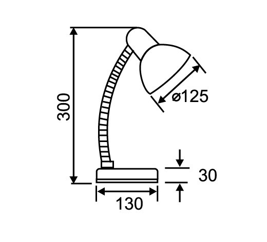 Офисная настольная лампа Carbon 24893 Globo