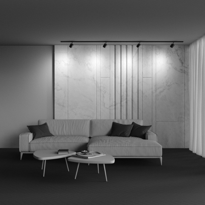 Трековый светильник Polar TR088-1-GX53-B Maytoni