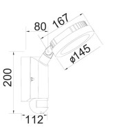 Прожектор уличный  W6102S-PIR Gr Oasis Light