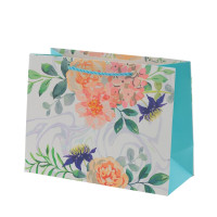 Пакет подарочный S (бумага 210г/м2, блок микс 12шт), L24 W10 H18 см, 4в.